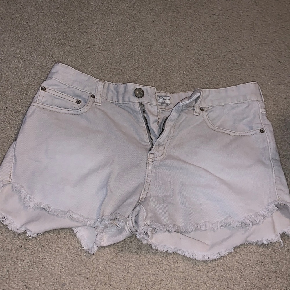 Tan High Waisted Shorts